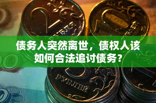 北京债务人突然离世，债权人该如何合法追讨债务？