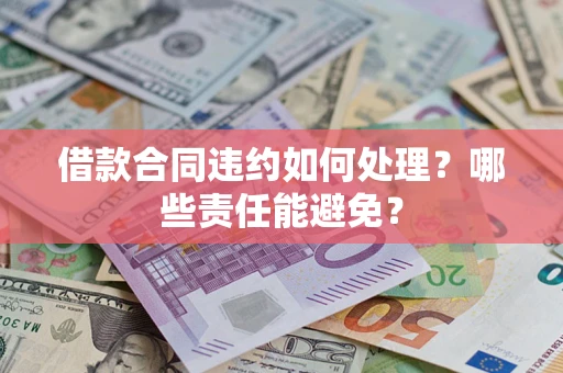 北京借款合同违约如何处理？哪些责任能避免？