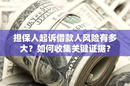 北京担保人起诉借款人风险有多大？如何收集关键证据？
