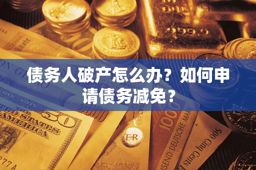 北京债务人破产怎么办？如何申请债务减免？