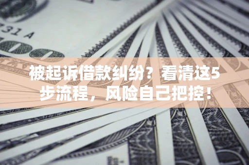 北京被起诉借款纠纷？看清这5步流程，风险自己把控！